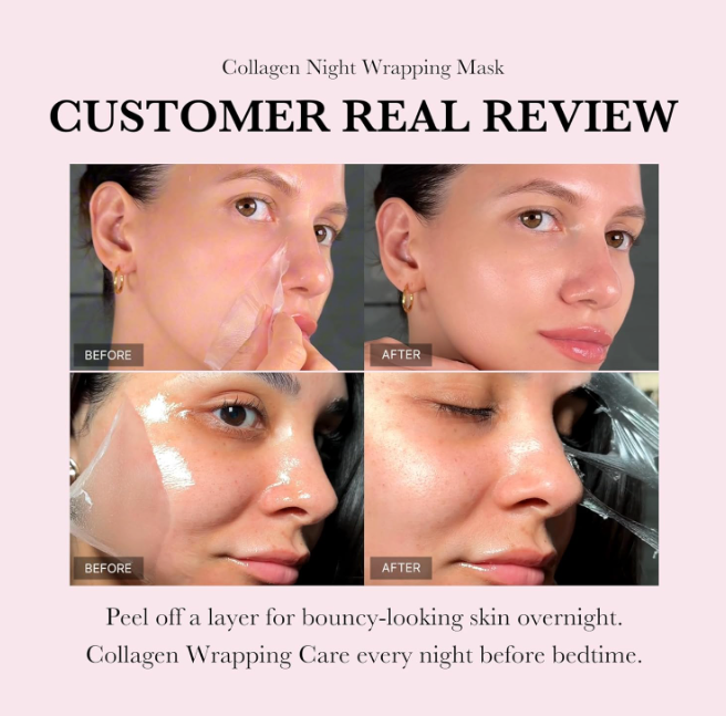 MEDICUBE Collagen Night Wrapping Mask: Jelly Brush