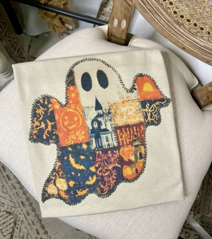 Patchwork Ghost Tee