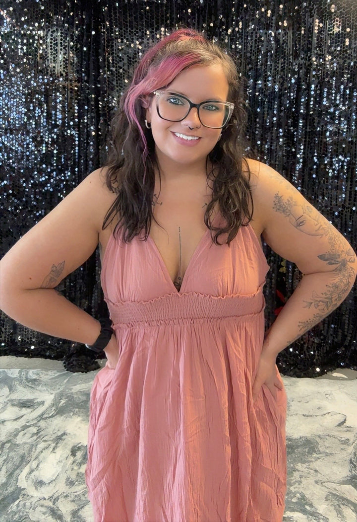 Smocked Maxi Dress
