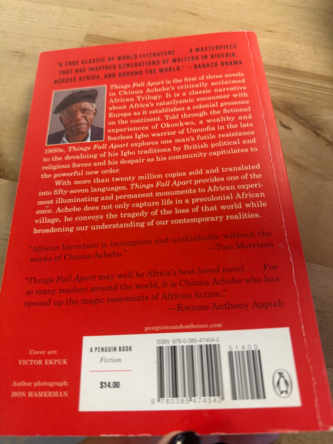 Things fall apart by chinua Achebe
