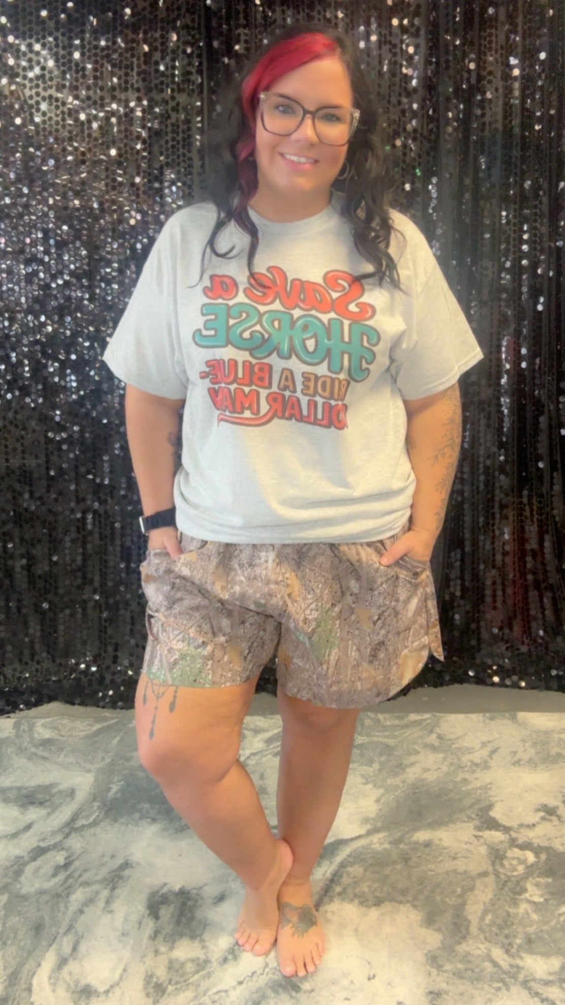 Blakeley Woodland Print Shorts