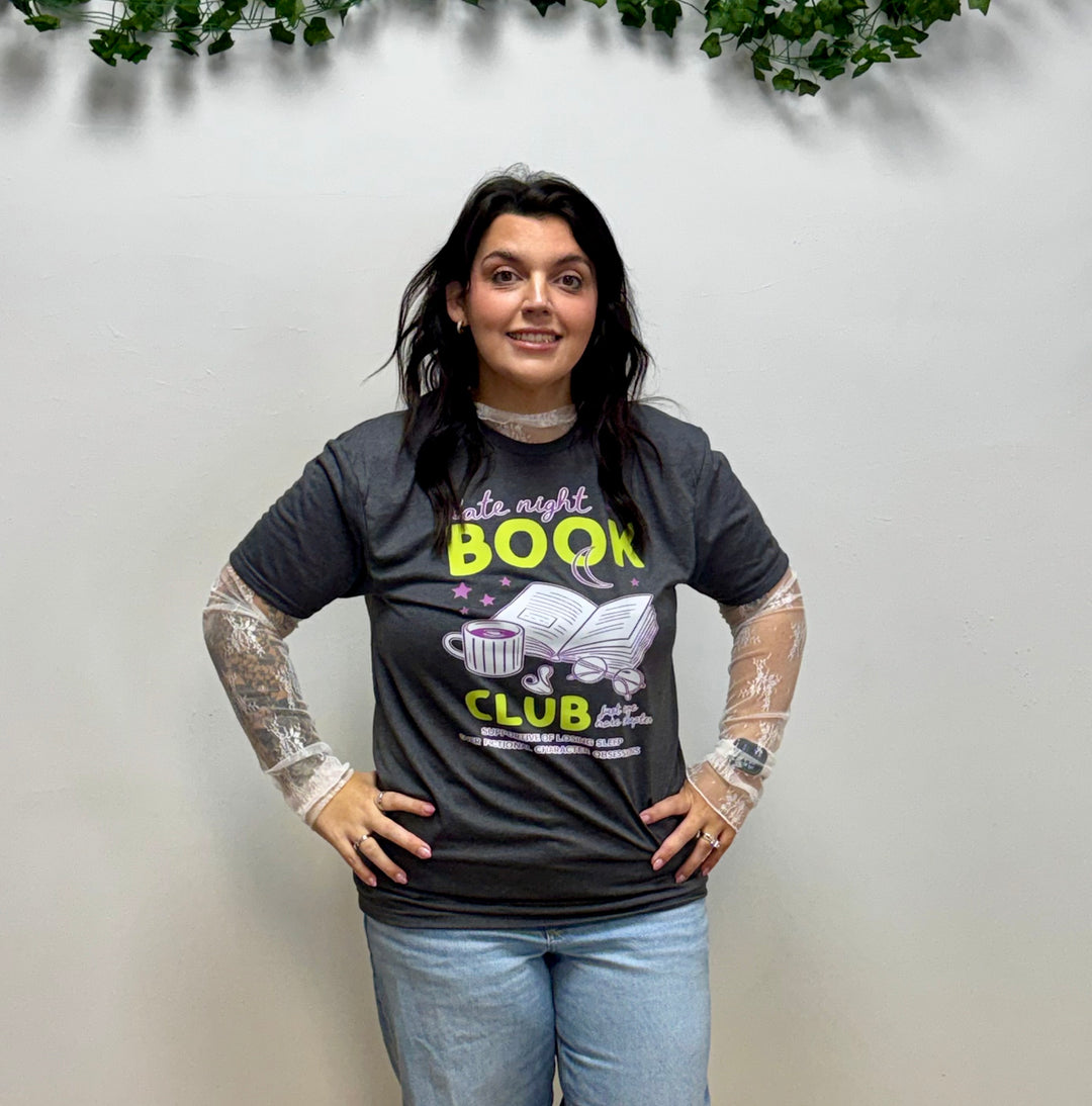 Late Night Reader Tee