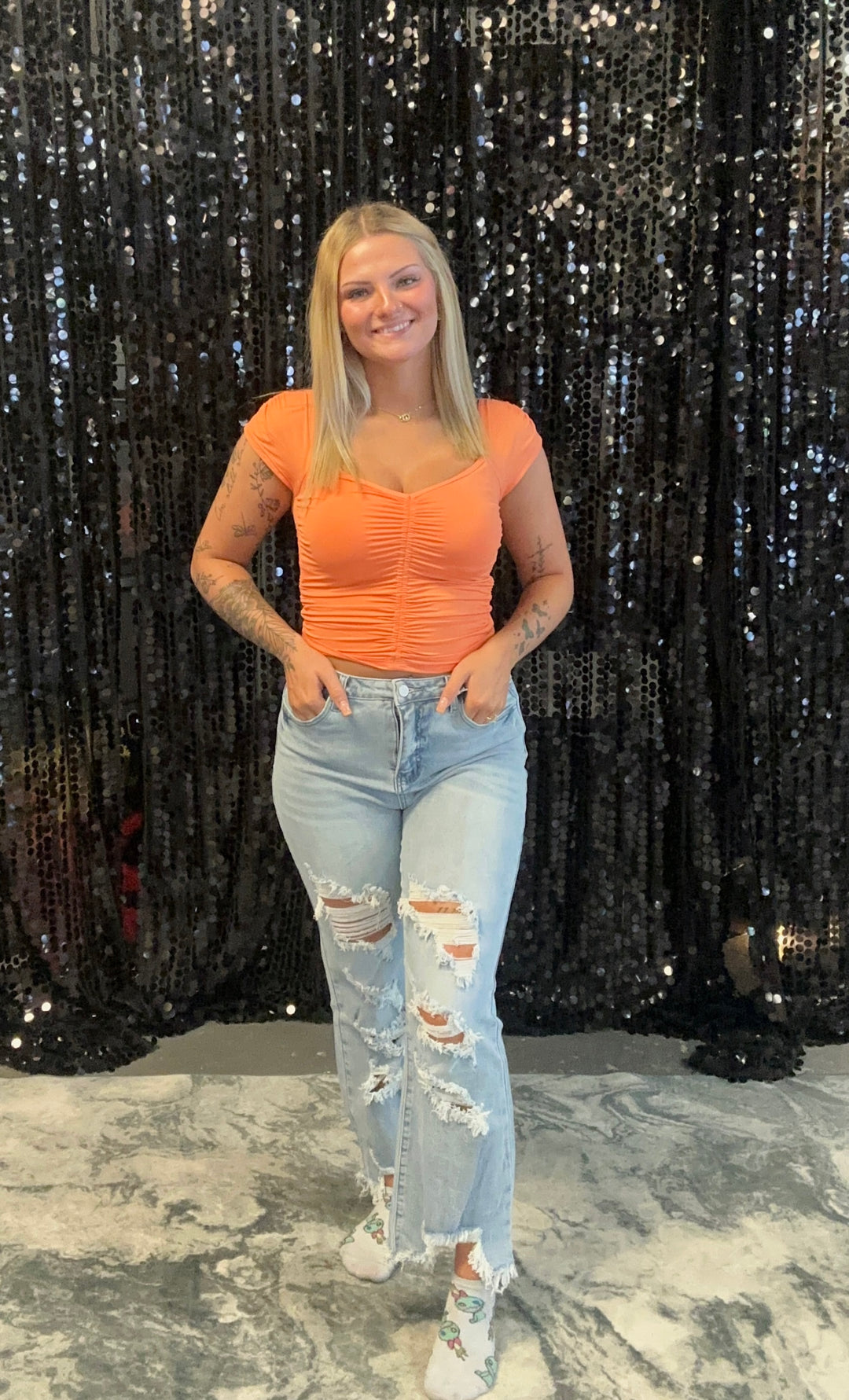 Blakely Cap Sleeve Tee