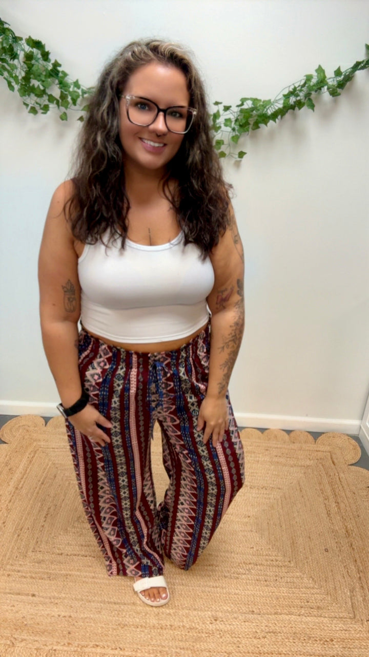 Boho Print Pants
