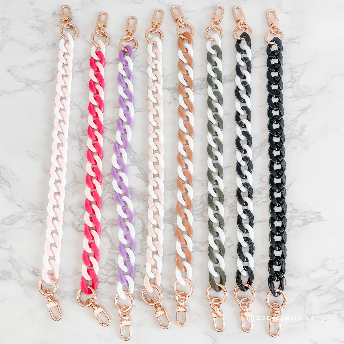 Chunky Acrylic Bag Chains