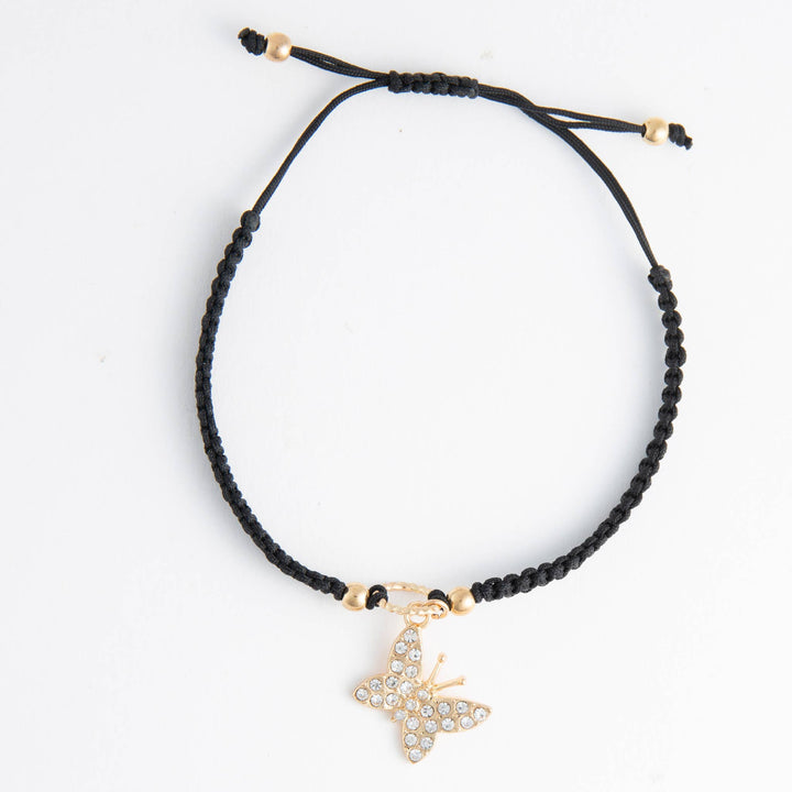 Adjustable Butterfly Anklet