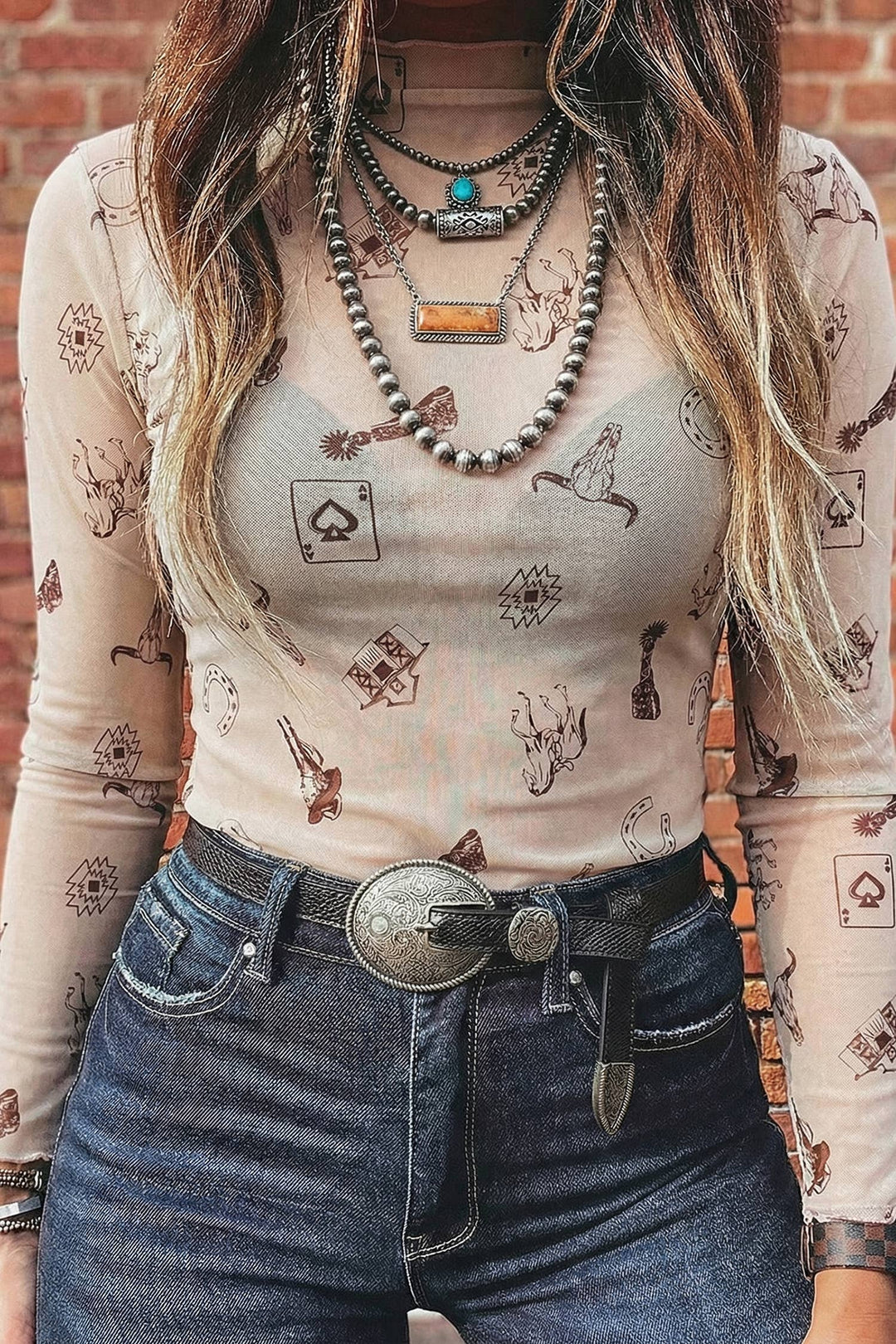 Western Mesh Longsleeve