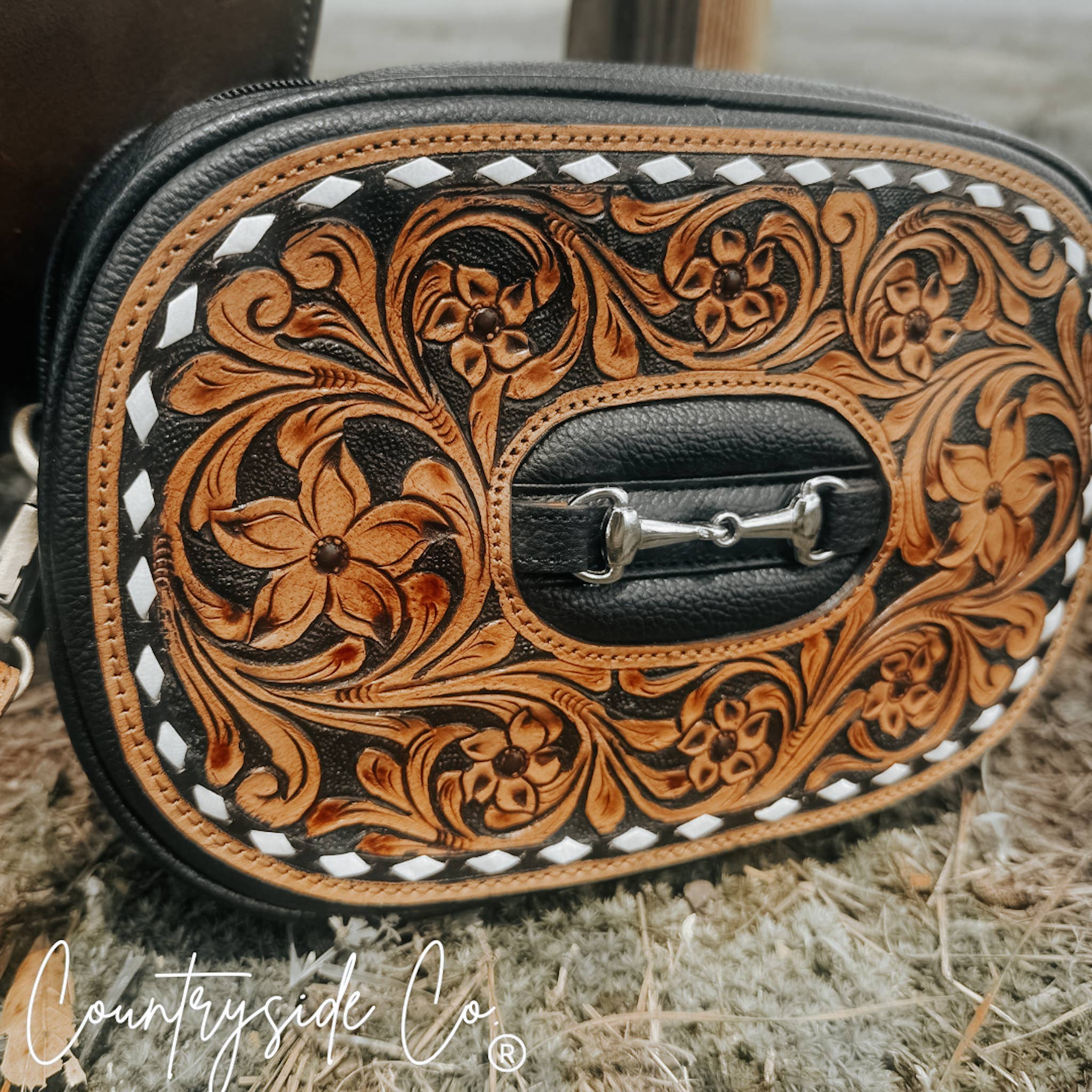 Bridle Belle Tooled Leather Purse