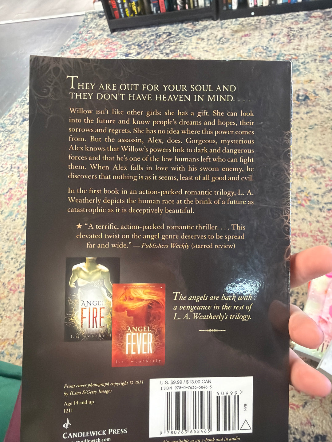 Angel Burn by L . A Weatherly