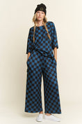 Load image into Gallery viewer, RIBBED CHECKERED PRINT SET
