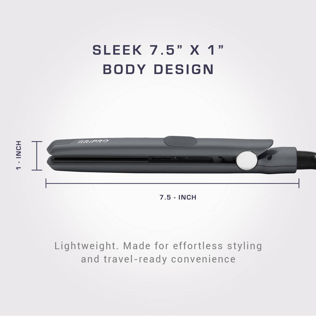 Mini ToGo Flat Iron with Travel Carrying Bag