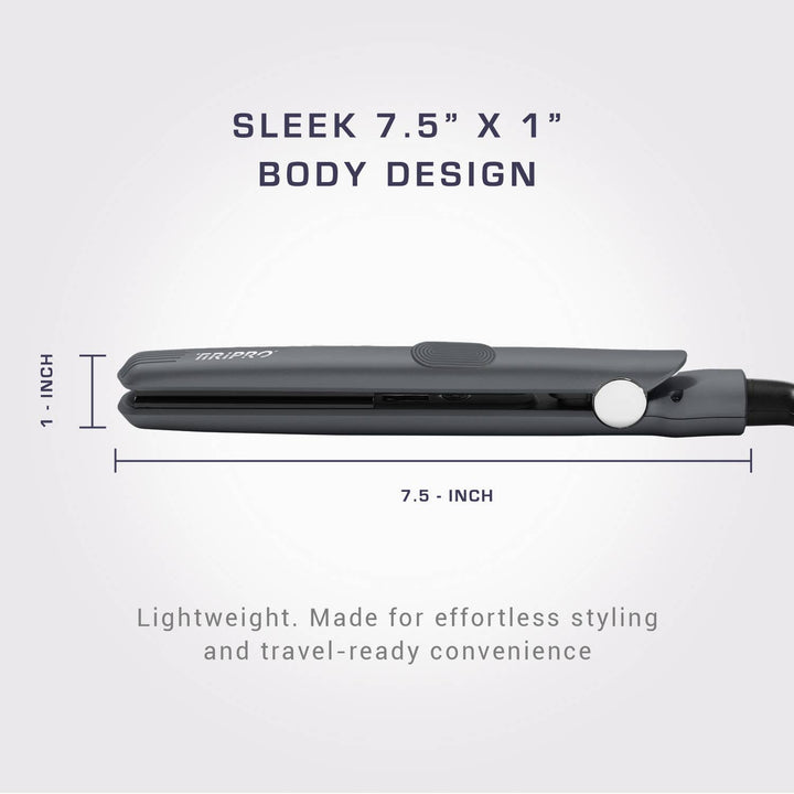 Mini ToGo Flat Iron with Travel Carrying Bag