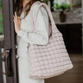 Load image into Gallery viewer, Sand Quilted Puffer Tote
