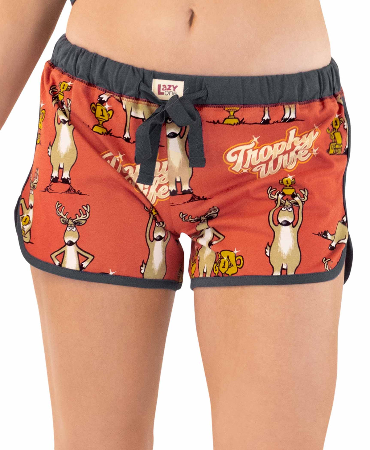 Trophy Wife Pink Women's PJ Shorts: S