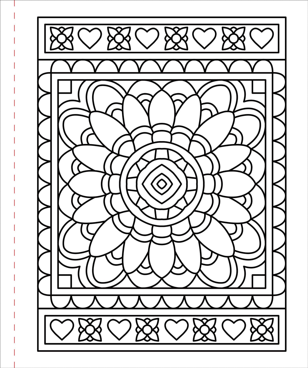 Large Print Coloring Book -  Color Me Calm
