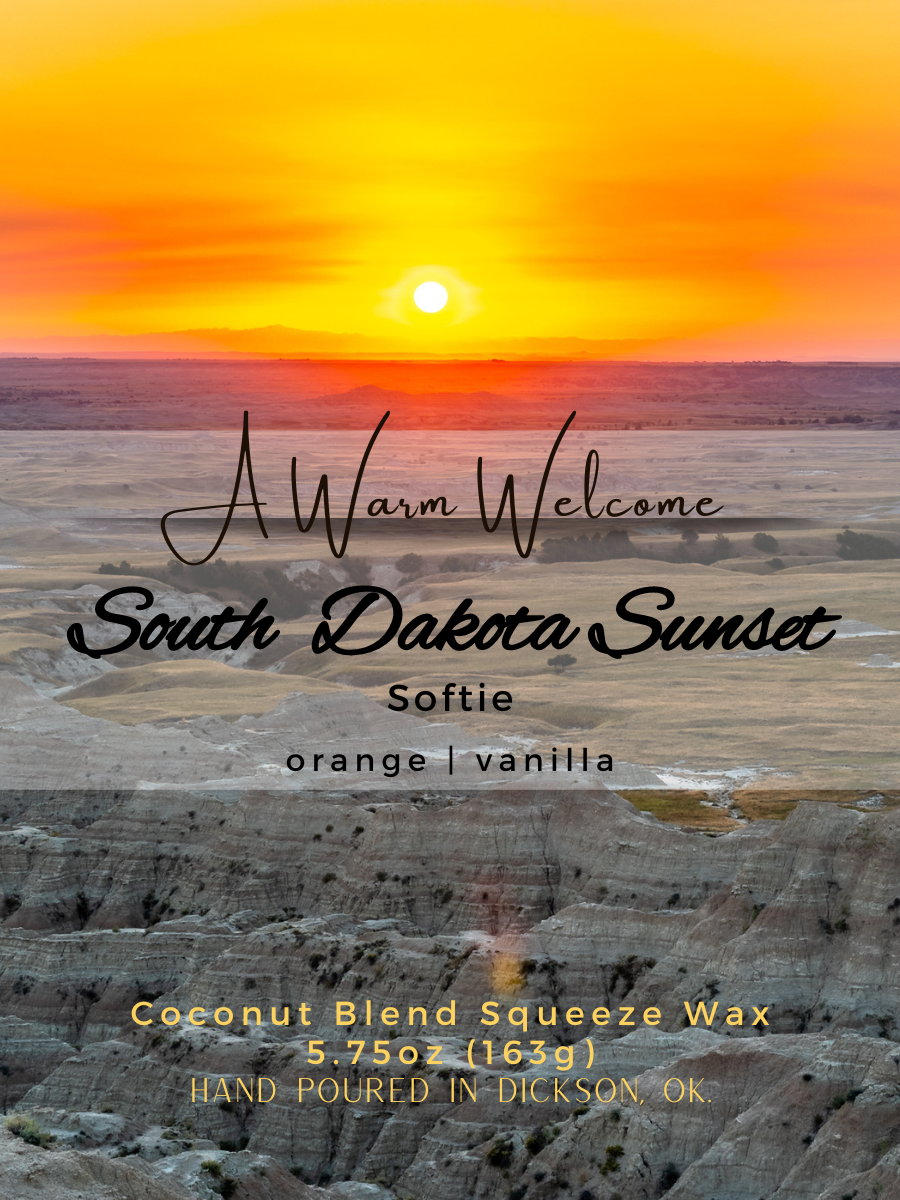 West Virginia Sunset Squeeze Wax
