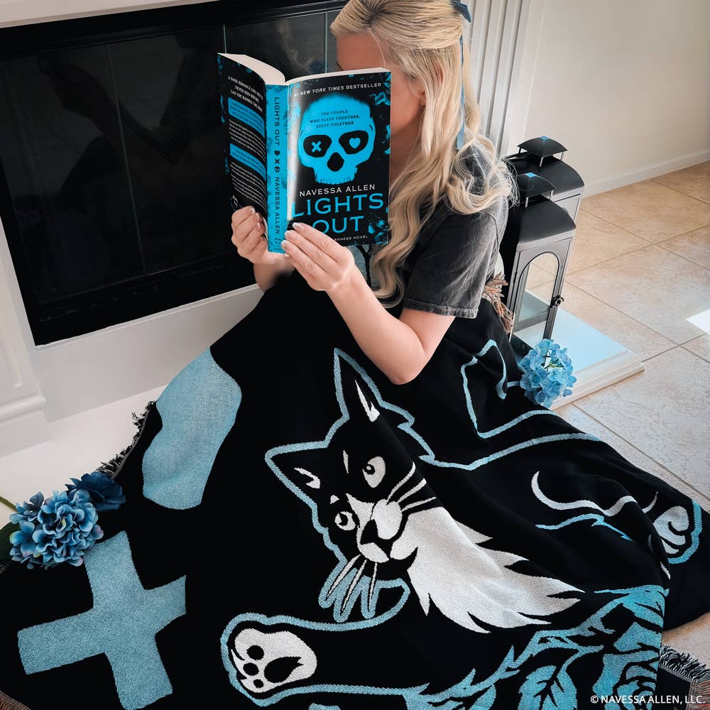 Lights Out Woven Throw Blanket (48'' x 60'')