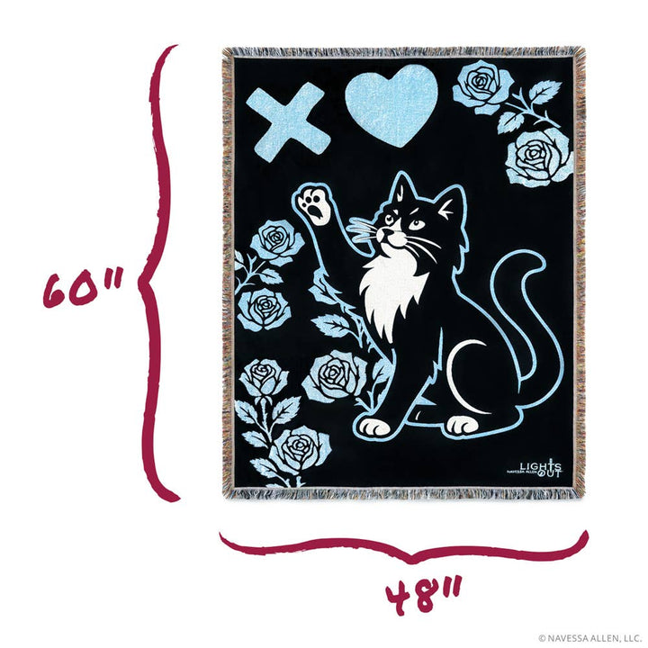 Lights Out Woven Throw Blanket (48'' x 60'')