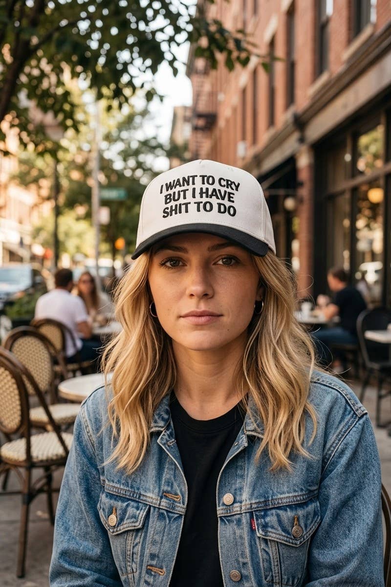 Want to Cry - Two tone Snapback