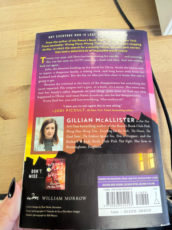 Just another missing person, Gillian McAllister