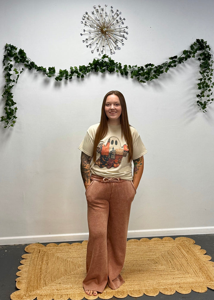Acid Wash Fleece Sweatpants