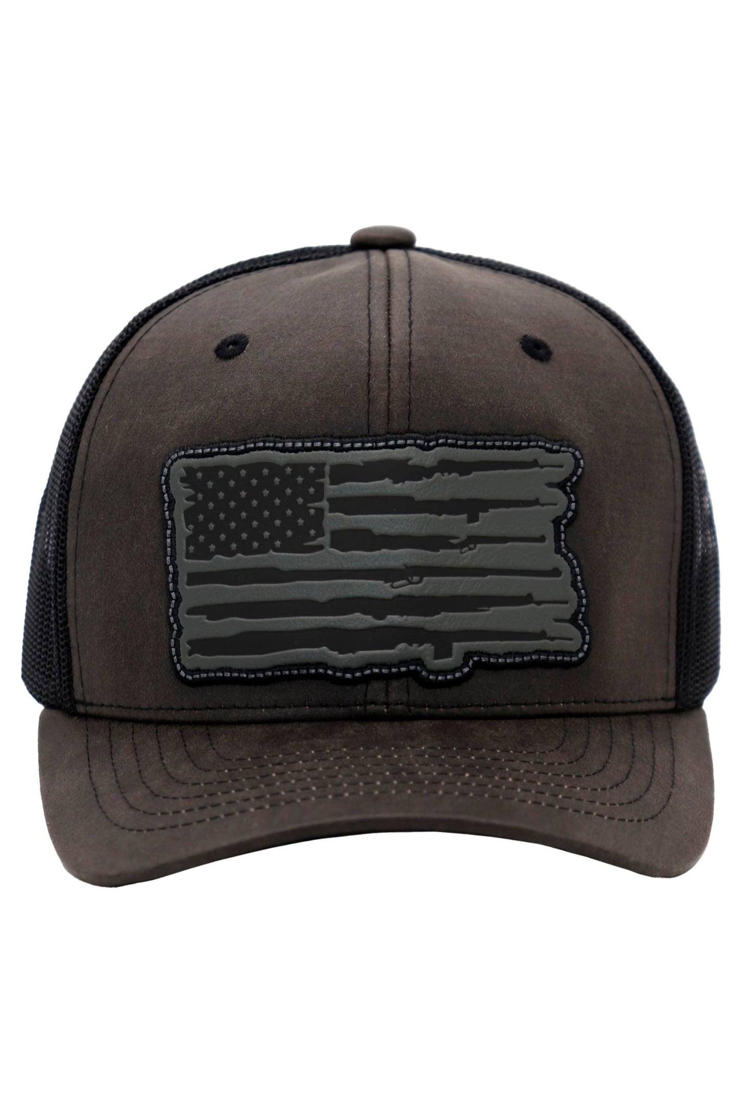 Rifle American Flag Trucker Hat
