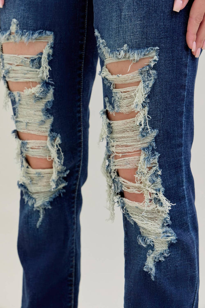 Judy Blue Heavy Destroy Straight Leg