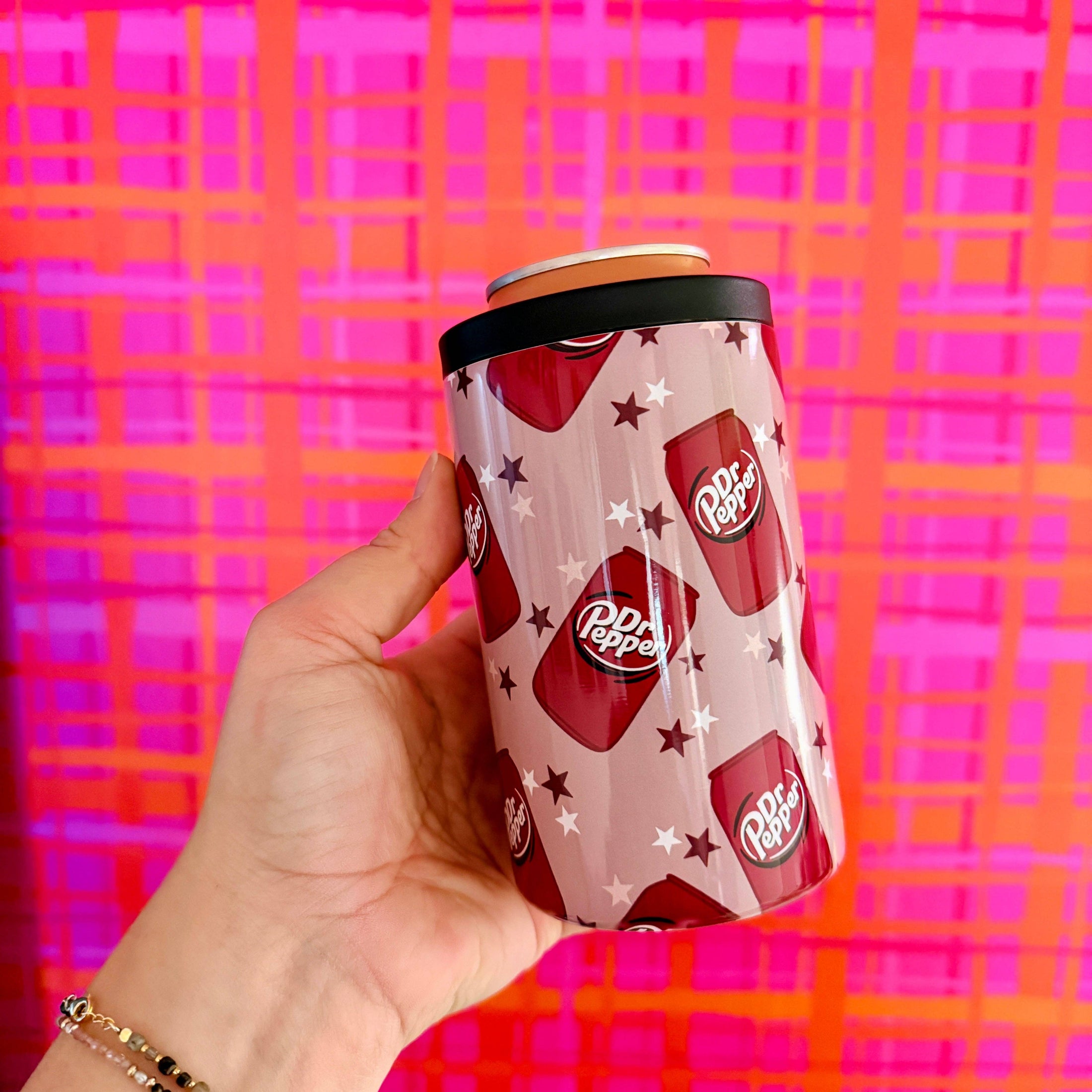 12 oz Can Cooler - Dr Pepper