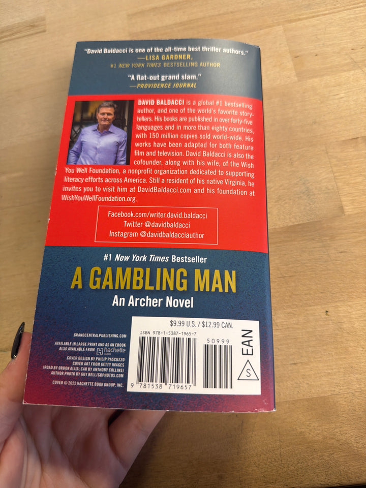 A gambling man by David baldacci