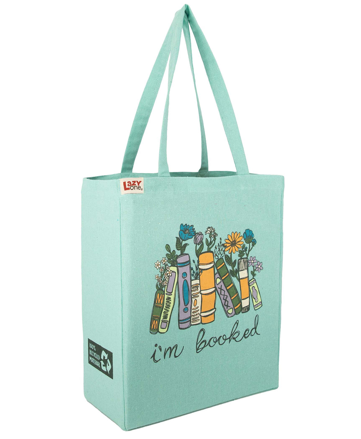 I'm Booked Canvas Tote Bags, Reusable Shopping Bags