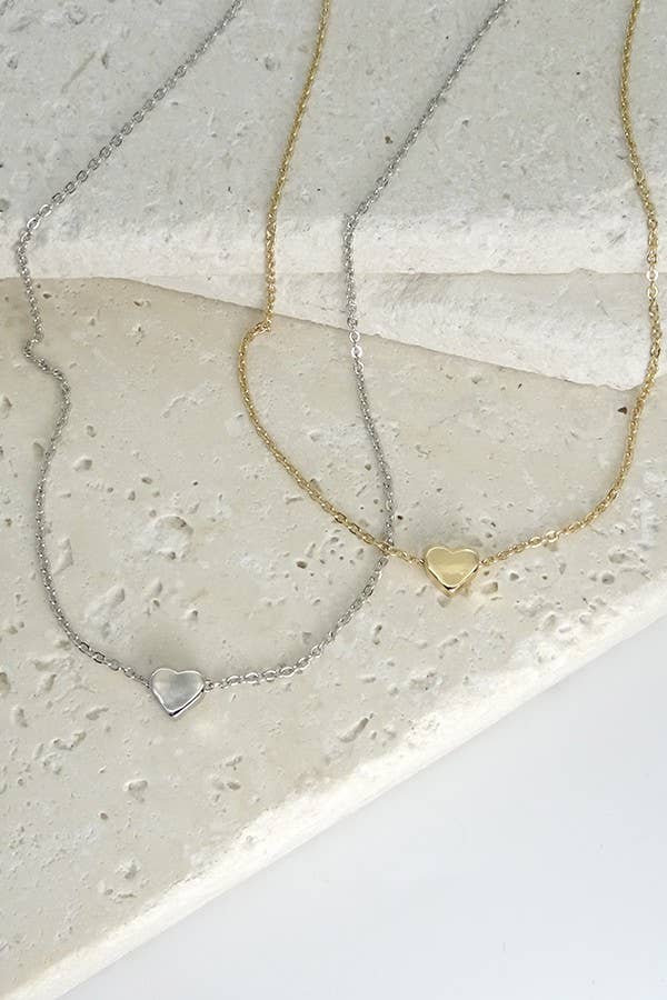 Silver Mini Heart Necklace