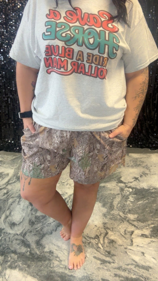 Blakeley Woodland Print Shorts