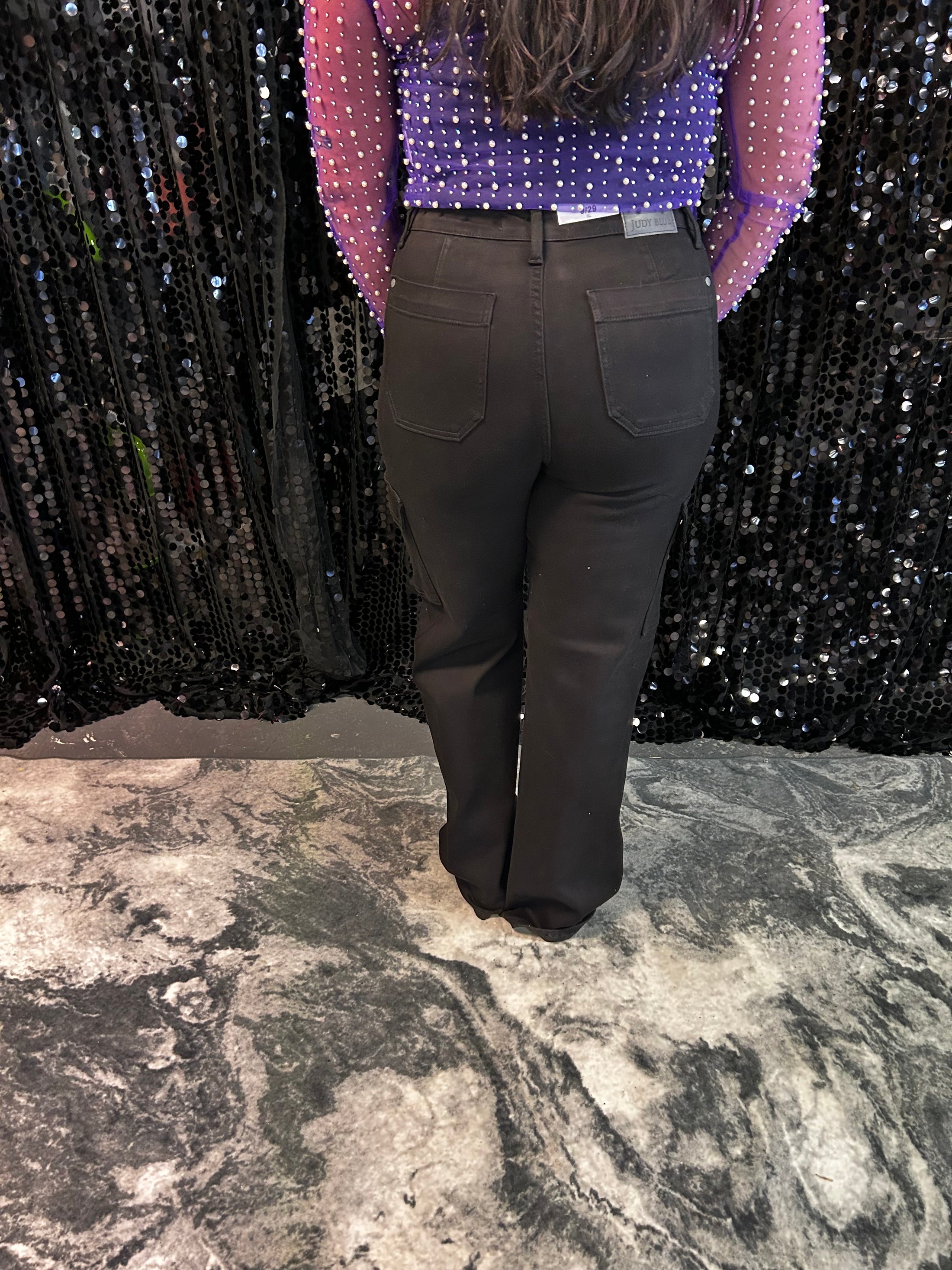 Judy Blue High Waisted Cargo Wide