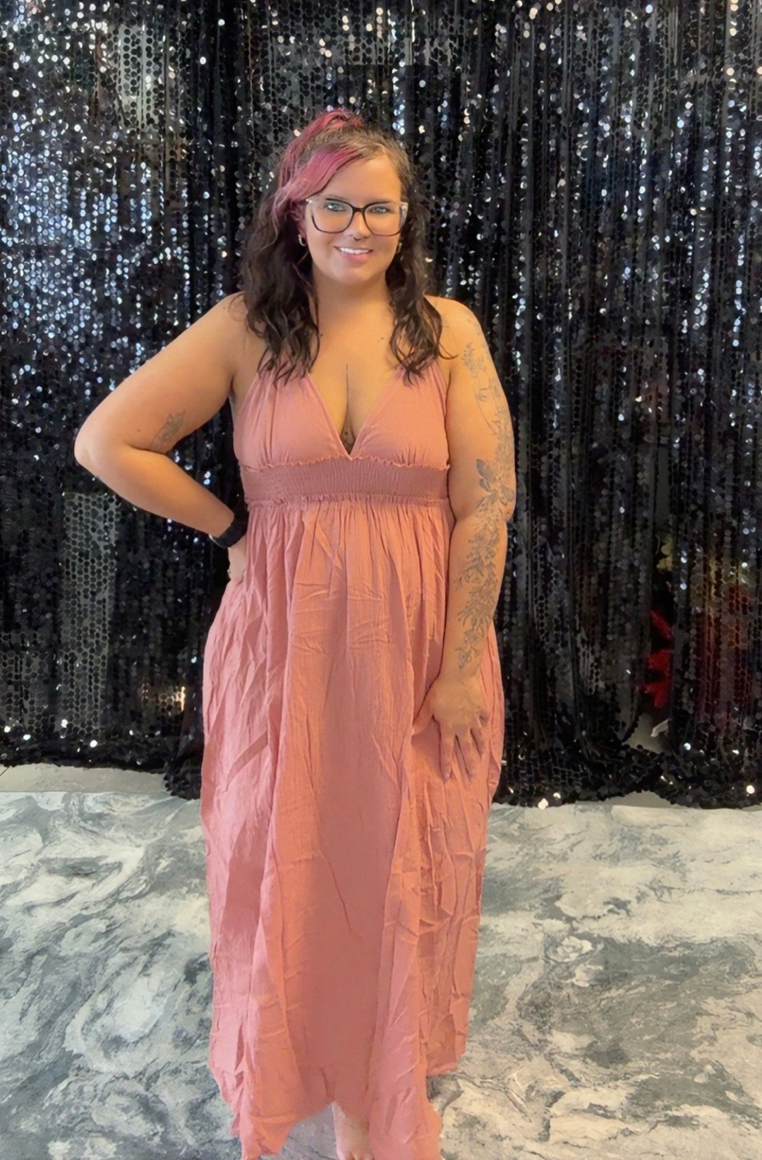 Smocked Maxi Dress
