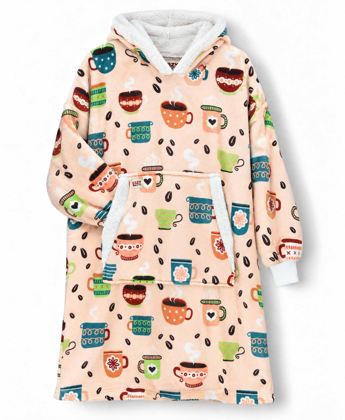 Oversized Wearable Blanket – Coffee Club Blanket Hoodie
