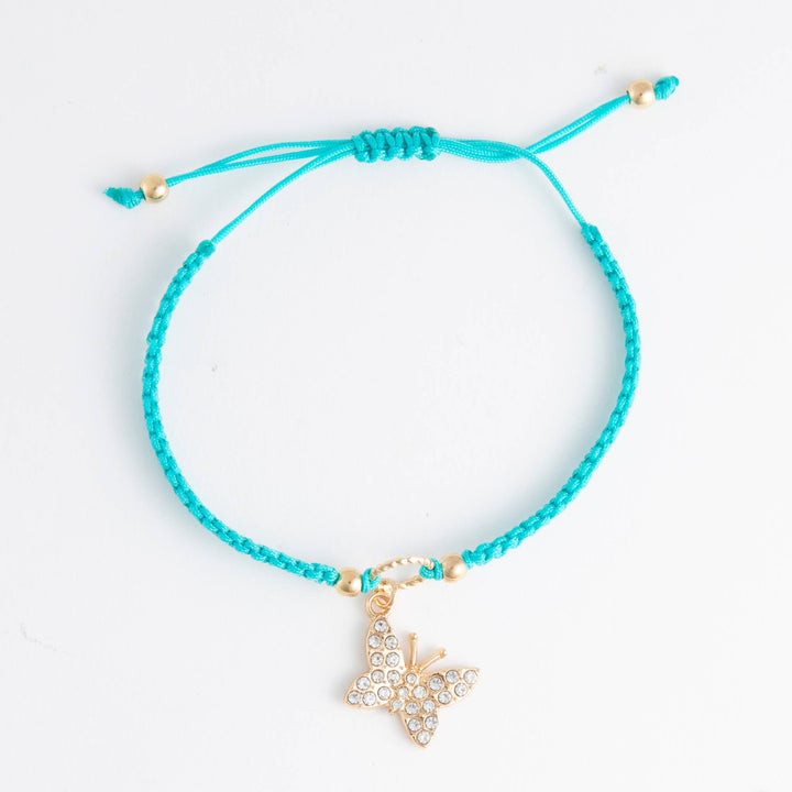 Adjustable Butterfly Anklet