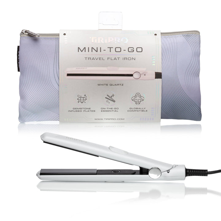 Mini ToGo Flat Iron with Travel Carrying Bag