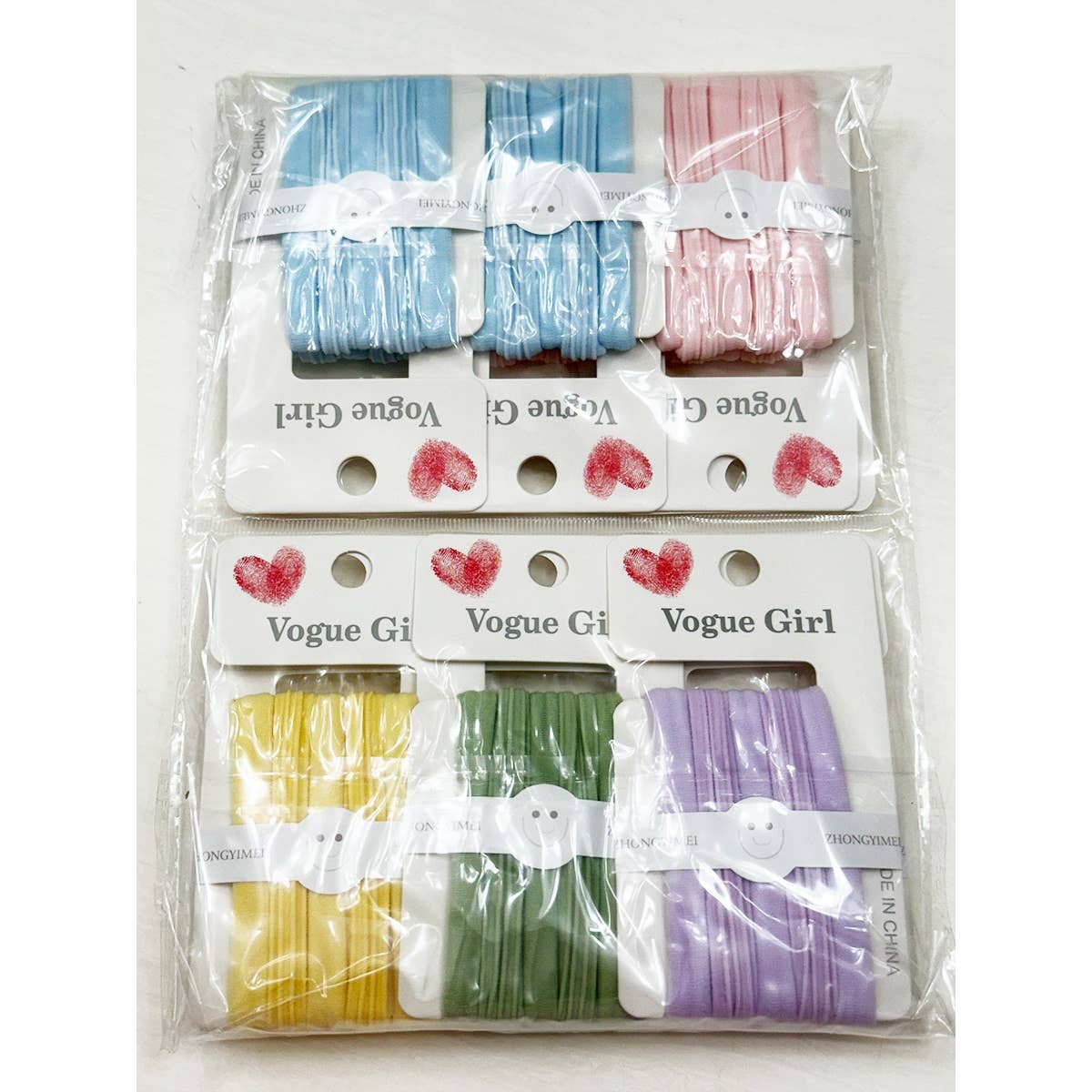 Mix Color Seamless Kid's Ponytail Holder