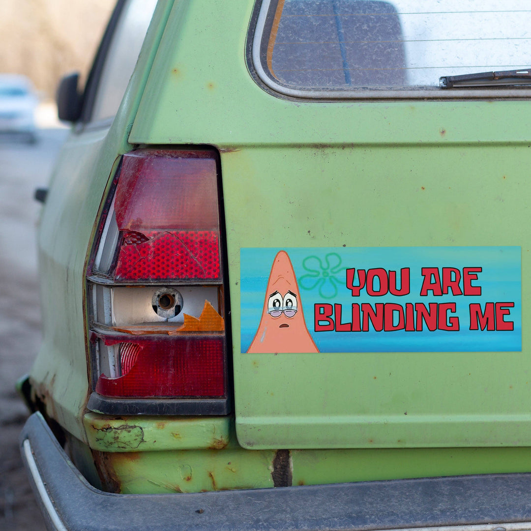 You Are Blinding Me - Bumper Sticker