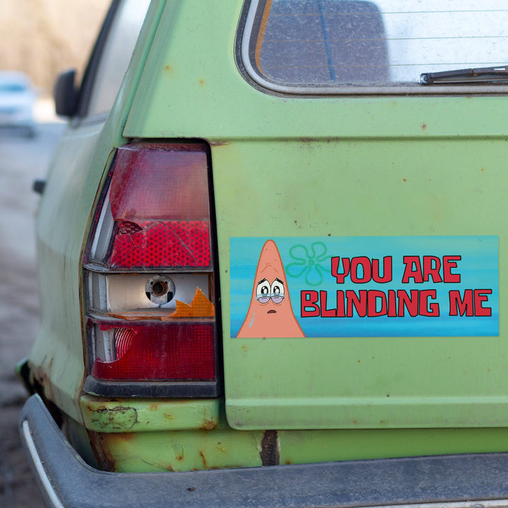 You Are Blinding Me - Bumper Sticker