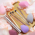 Load image into Gallery viewer, CALA Eye Need It 5-Piece Eye Makeup Brush: Mixed Metals with Color
