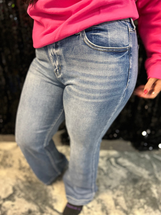 Kancan Sunrise High Rise Wide Leg Flare