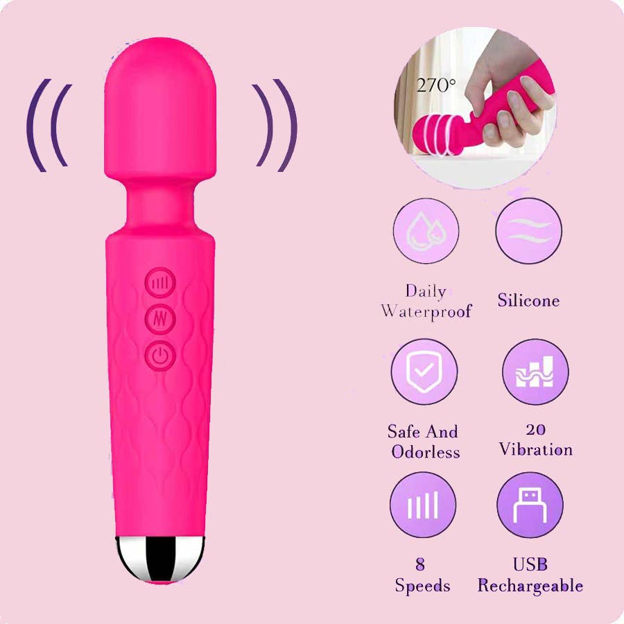 10-frequency vibrator: Light Blue