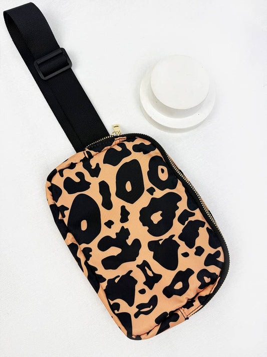 Leopard Print Crossbody Bag