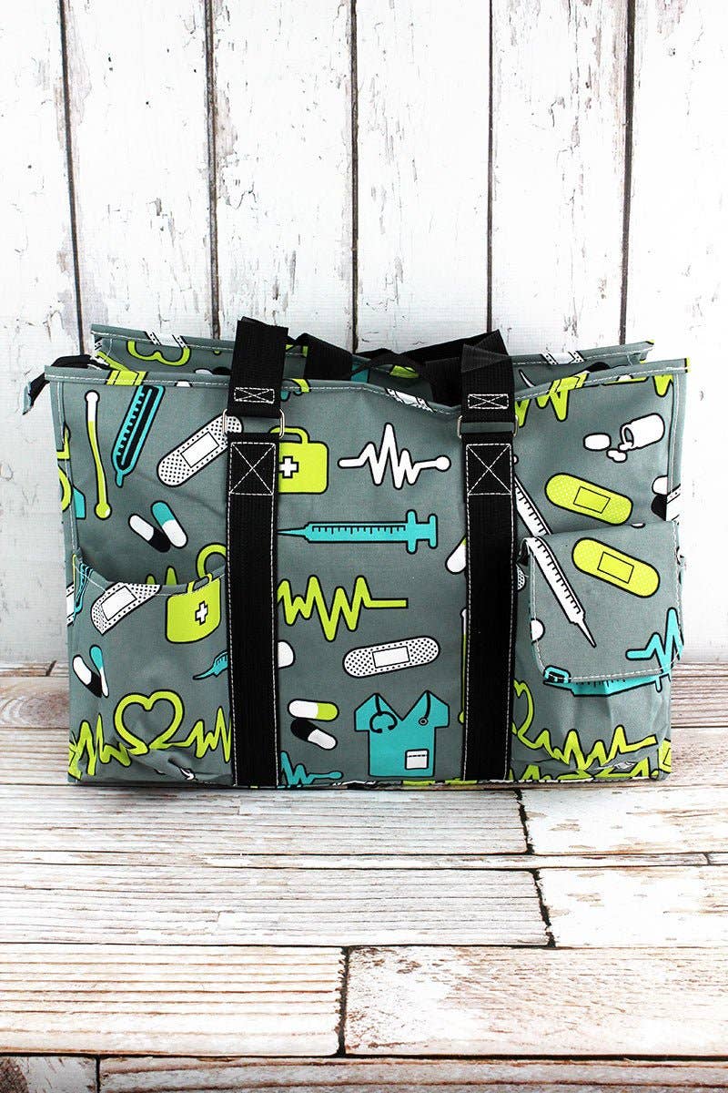 Nurse Life Large Organizer Tote