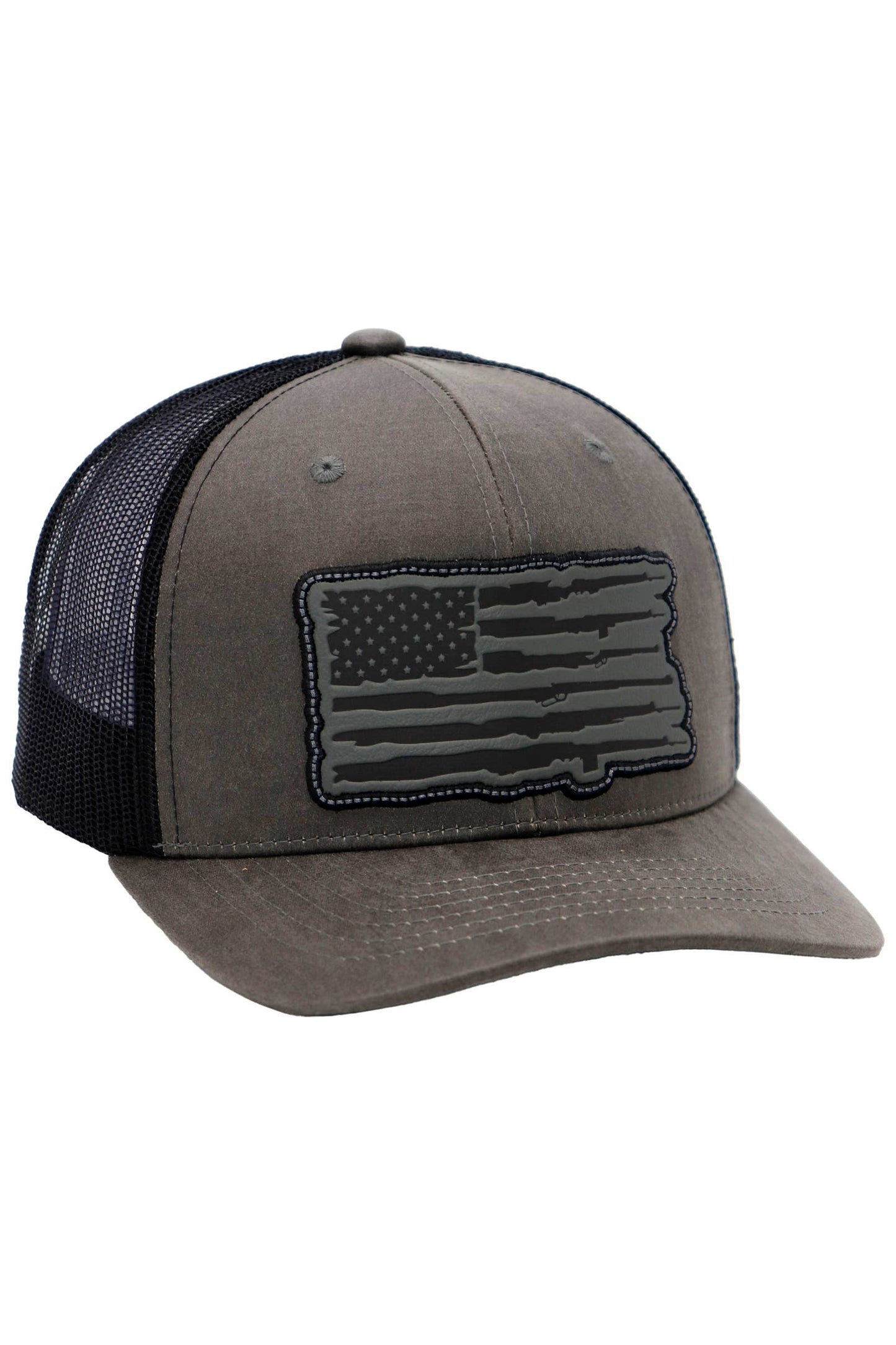 Rifle American Flag Trucker Hat