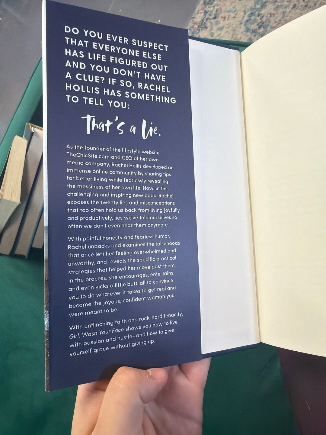 Girl wash your face by Rachel Hollis