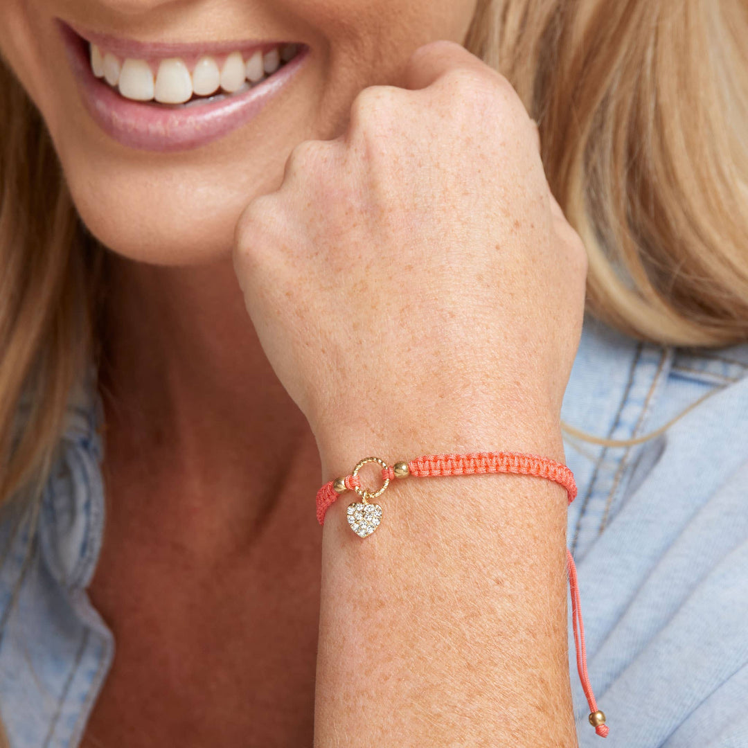 Adjustable Heart Bracelet