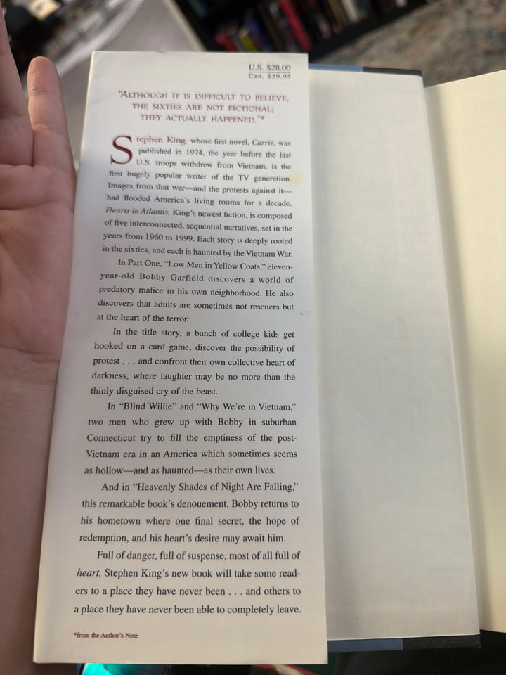 Hearts in Atlantis, by Stephen King