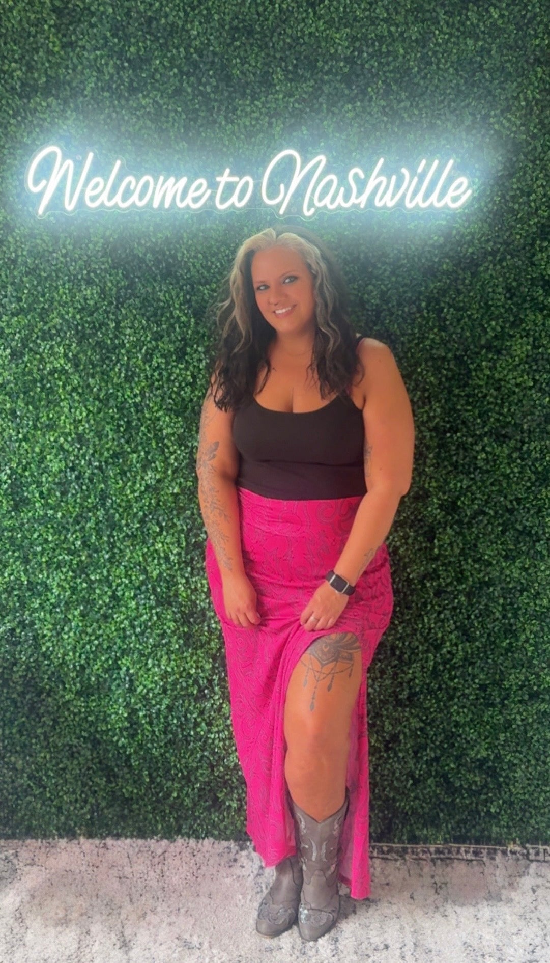 Cowgirls Like Us Slit Skirt
